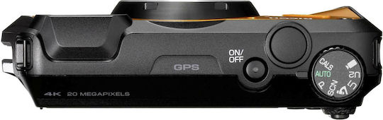 Ricoh WG-6 Kompaktkamera 20MP Optischer Zoom 5x Orange