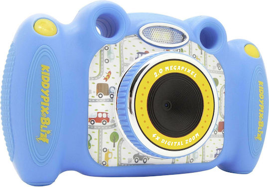 EasyPix KiddyPix Blizz Children's Camera 2MP with Thermal Printing Optical Zoom 4x Blue