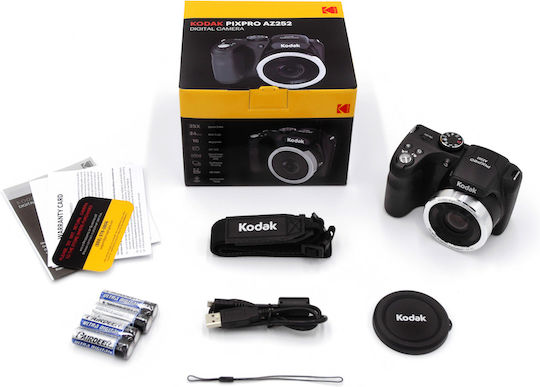 Kodak PixPro AZ252 Compact Φωτογραφική Μηχανή 16MP Οπτικού Ζουμ 25x με Οθόνη 3" και Ανάλυση Video 1280 x 720 pixels Μαύρη