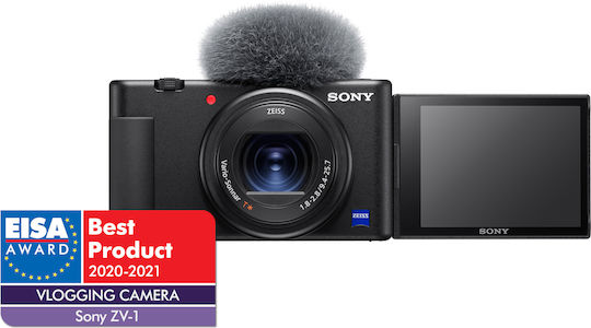 Sony ZV-1 Compact Camera 20.1MP 4K UHD Optical Zoom 2.7x + Sony GP-VPT2BT Black