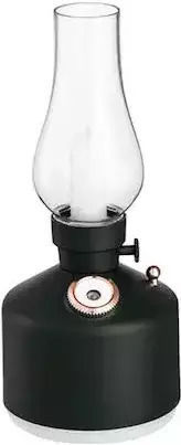 Vintage Lamp Humidifier LED in Schwarz Farbe
