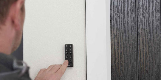 Yale Linus Fără fir Tastatură de control acces securitate în Negru Culoare Y05/301000/BL
