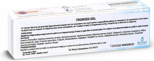 Bionat Troxiven Moisturizing Gel for Tired Feet 50ml