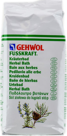 Gehwol Fusskraft Herbal Bath Salts Cleansing for Calluses, Hardening & Cracked Heels with Urea 400gr