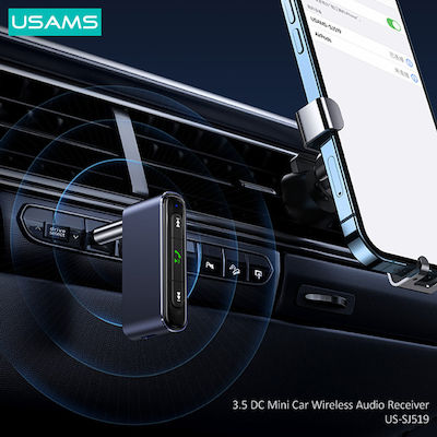 Usams Bluetooth Αυτοκινήτου US-SJ519 για το Ηχοσύστημα (Audio Receiver)