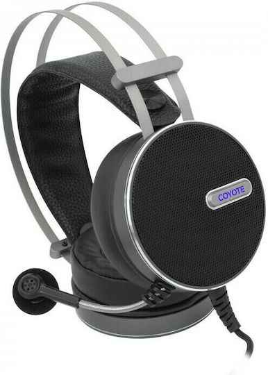 White Shark Coyote Over Ear Gaming Headset με σύνδεση 2x3.5mm / USB