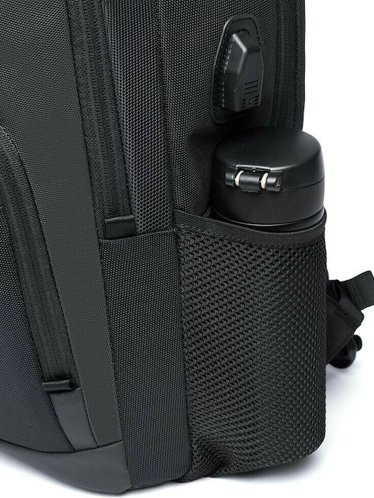 Bange 1921 Αδιάβροχη Τσάντα Πλάτης για Laptop 15.6" με Θύρα USB σε Μαύρο χρώμα