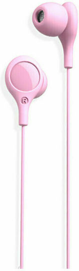 XO EP46 In-ear Handsfree με Βύσμα 3.5mm Ροζ