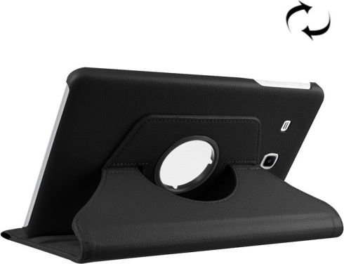 Rotating Flip Cover Περιστρεφόμενη Μαύρη (Galaxy Tab E 9.6)