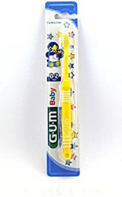 GUM Baby 213 Baby Toothbrush for 0m+ Yellow