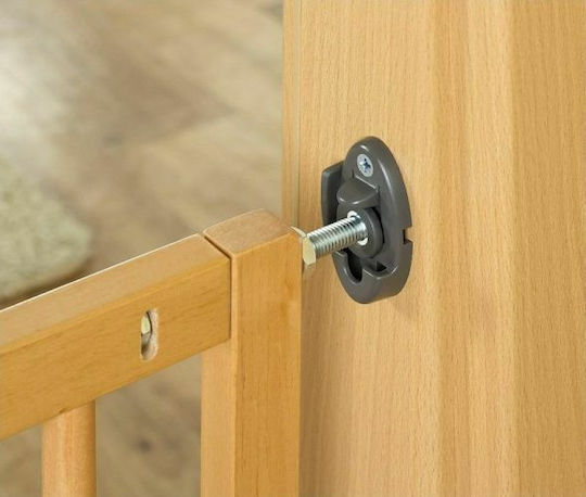 Reer Foldable Security Door Made of Wood in Brown Colour 106cm