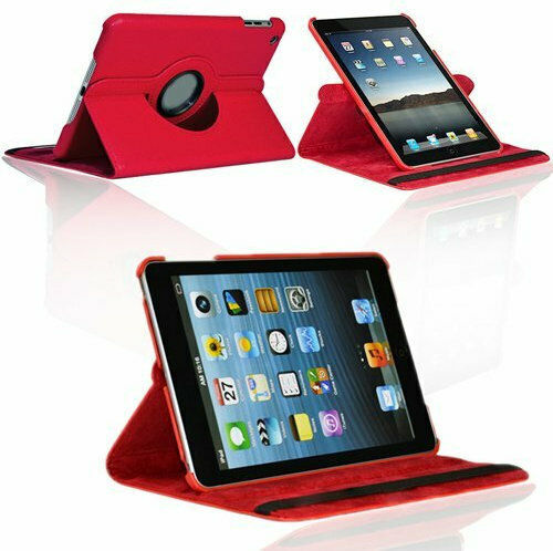 Rotating Flip Cover Περιστρεφόμενη Κόκκινη (iPad 2017/2018 9.7")
