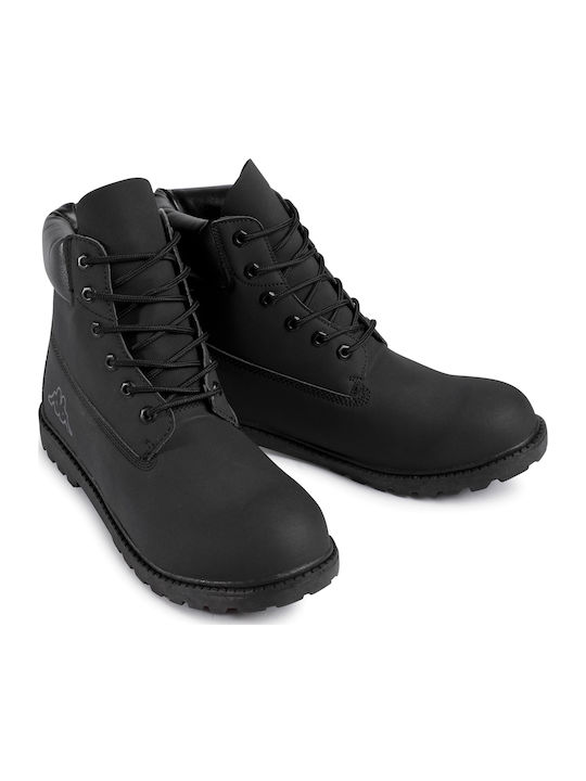 Kombo Mid Leder Schwarz Herrenstiefel
