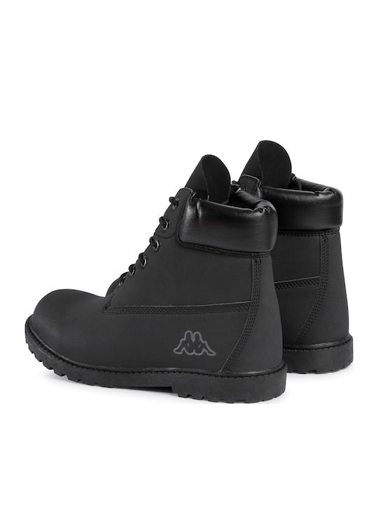 Kombo Mid Leder Schwarz Herrenstiefel
