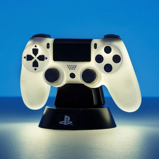 Paladone Led Παιδικό Διακοσμητικό Φωτιστικό Sony Playstation 4 Controller Λευκό 10εκ.
