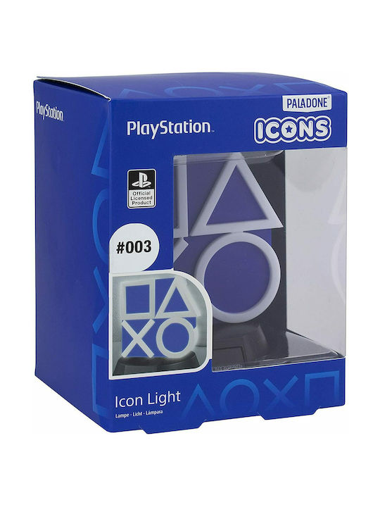 Paladone Παιδικό Διακοσμητικό Φωτιστικό PlayStation Icon Μπλε 10εκ.