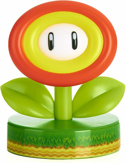 Paladone Kinder Dekorative Lampe Super Mario Bros Fire Flower Icon Mehrfarbig 10εκ.