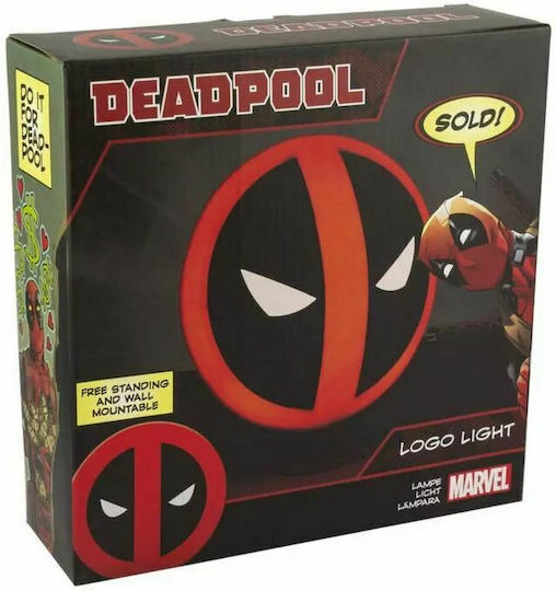 Paladone Lampă decorativă pentru copii Deadpool Roșu