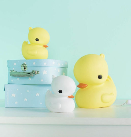 A Little Lovely Company Led Kids Decorative Lamp Duck Yellow 10.2x11.8x8.5εκ.