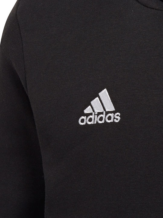 Adidas Fleece - Polar Hanorac pentru copii cu glugă și buzunare Negru Entrada22