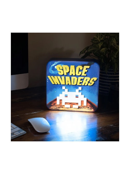 Numskull Παιδικό Διακοσμητικό Φωτιστικό Space Invaders 3D Πολύχρωμο 20x20cm