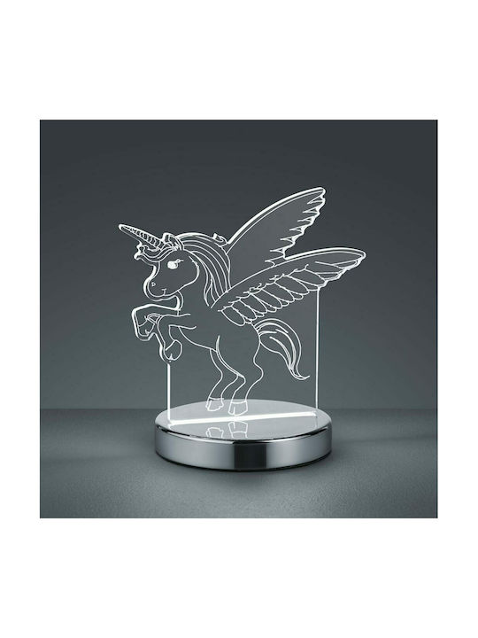 Trio Lighting Led Kids Decorative Lamp Karo Unicorn with Color Changes Transparent 12x17cm