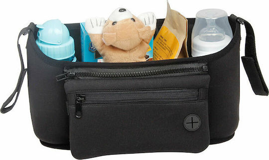 Stroller Organizer Black Neoprene Organizer