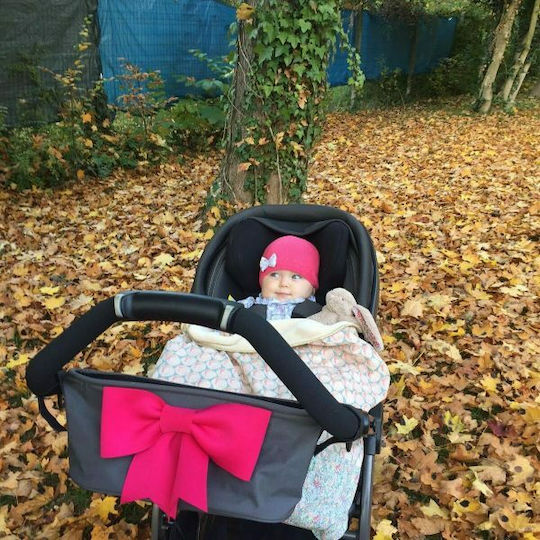 Choopie Stroller Organizer Pink Bow