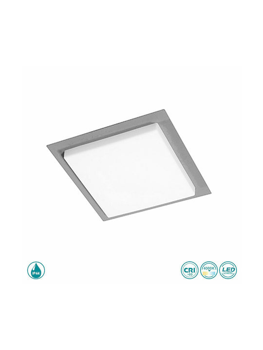 Ondaluce Plafonieră de Exterior în Culoare Argintiu PT.TABLET/SILVER