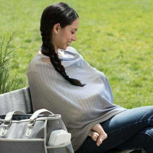 Chicco Boppy Stilltuch Silver Grey 1Stück
