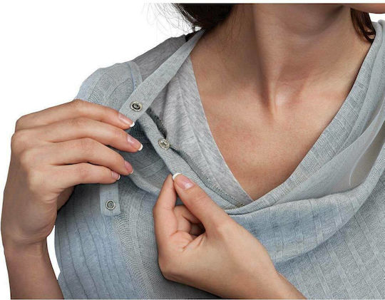 Chicco Boppy Stilltuch Silver Grey 1Stück