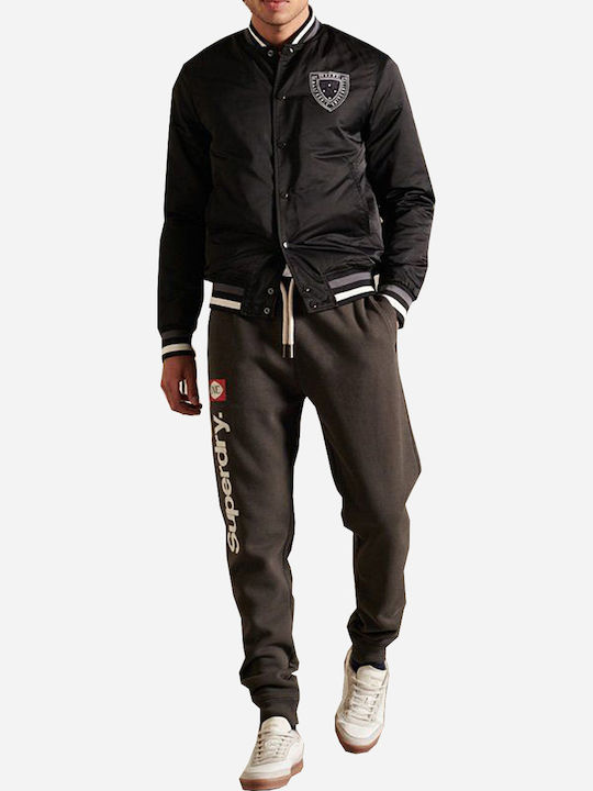 Ac Ringer Sweatpants with Elastic Vintage Black