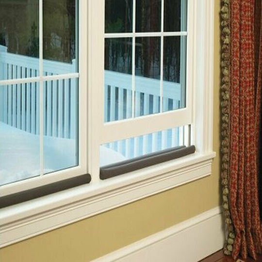 Draft Guard Foam Double Draft Stopper Window / Door in Brown Color 0.85mx10cm