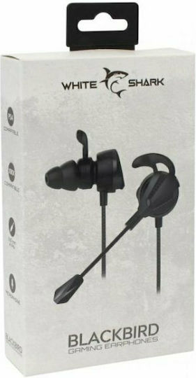 White Shark Blackbird In Ear Gaming Headset με σύνδεση 3.5mm