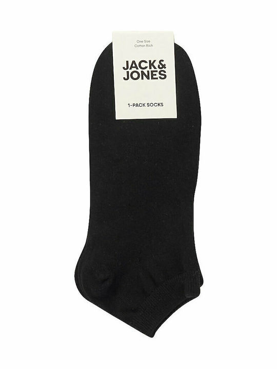 Jack & Jones Men's Solid Color Socks Black