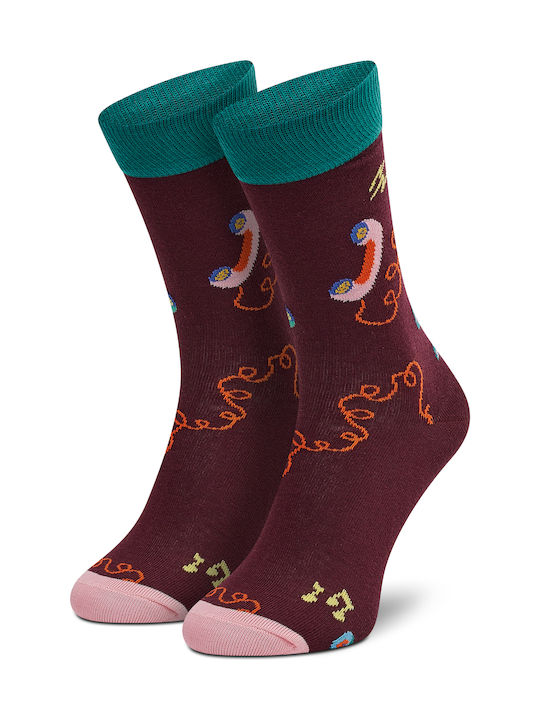 Happy Socks Stay in Touch Чорапи с Дизайн Бордо 1Пакет
