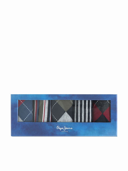Pepe Jeans Wallman Чорапи с Дизайн Многоцветен 5Пакет