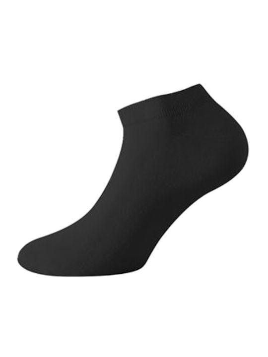 Walk Men's Solid Color Socks Black