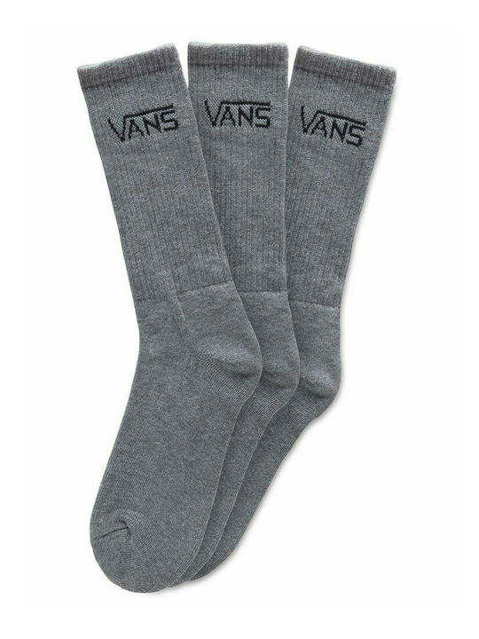 Vans Classic Crew Men's Solid Color Socks Gray 3Pack