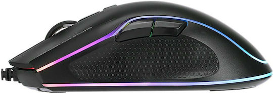Marvo G943 RGB Gaming Ποντίκι 10000 DPI Μαύρο