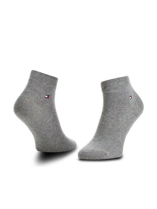 Tommy Hilfiger Men's Solid Color Socks Gray 2Pack