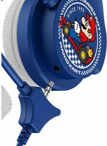 OTL Mario Kart On Ear Multimedia Ακουστικά με μικρόφωνο και σύνδεση 3.5mm Jack σε Μπλε χρώμα