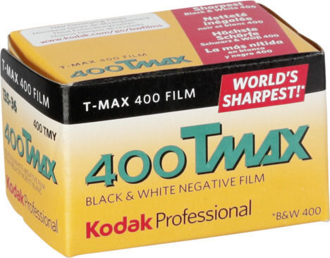 Kodak B&W Negative T-Max 400 Roll Film 35mm (36 Exposures)