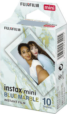 Fujifilm Color Instax Mini Blue Marble Instant Film (10 Exposures)