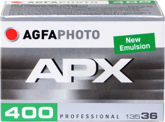 AgfaPhoto B&W Negative APX 400 Roll Film 35mm (36 Exposures)