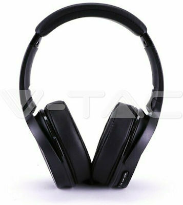 V-TAC VT-6322 Rotatable Wireless/Wired Over Ear Headphones with 12 hours of Operation Blacα 7727