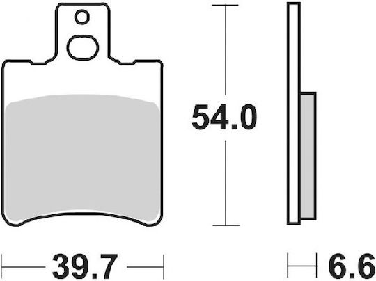 SBS Motorcycle Brake Pads Front Yamaha Jog 50R 02-09 / Aerox 50 97-11 / Neos 50 97-01 for Vespa 50 Yamaha Aerox