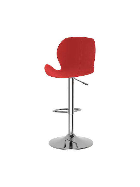 Stool Bar with Back & Adjustable Height Bordeaux 2pcs 39x51x89-111cm