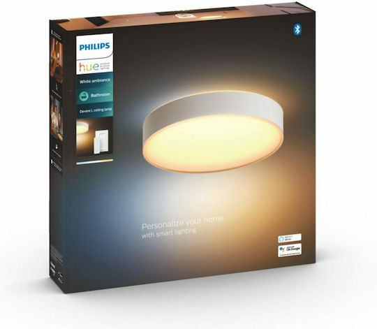 Philips Round Outdoor LED Panel 33.5W with Warm to Cool White Light 42.5cm
