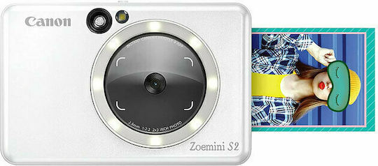 Canon Zoemini S2 Instant Camera Pearl White